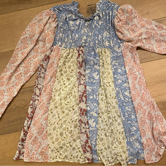 Free people merrie mixed print tunic - Picture 4 of 7